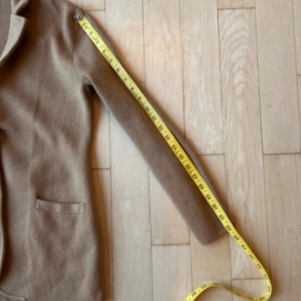 J. Crew Women’s 100% Cotton Sweater Blazer in Heather Acorn Size Small - Picture 8 of 16